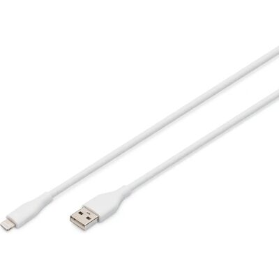 Digitus Lightning Kabel - 200cm, Weiß, Flexibel - Lightning Kabel Digitus Lightning Kabel - 200cm, Weiß, Flexibel - Lightning Kabel