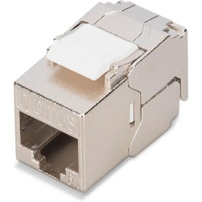 Digitus DN-93615-S Keystone Modul - RJ-45, Silber, Flach Digitus DN-93615-S Keystone Modul - RJ-45, Silber, Flach
