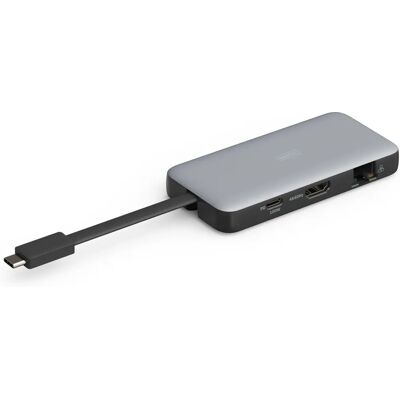 Digitus DA-70916 Laptop Dock - USB-C, Black/Grey Digitus DA-70916 Laptop Dock - USB-C, Black/Grey