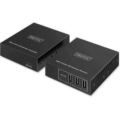 Rozszerzacz Konsoli Digitus DA-73121 - USB 3.2, 5 Gbps, 4 Porty Rozszerzacz Konsoli Digitus DA-73121 - USB 3.2, 5 Gbps, 4 Porty