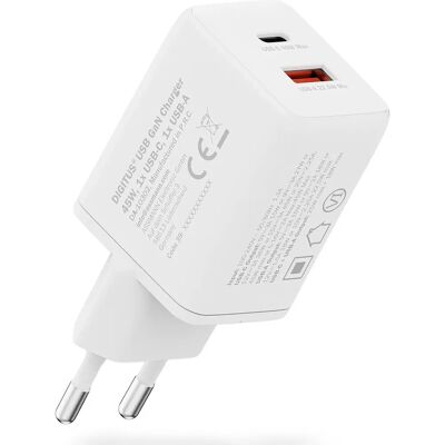 Digitus DA-10302 Universele Witte Mobiele Oplader - Mobile Device Charger Digitus DA-10302 Universele Witte Mobiele Oplader - Mobile Device Charger