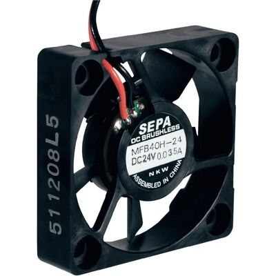 SEPA MFB40H12 Axiallüfter - 12V, 185 L/min, 40x40x10mm SEPA MFB40H12 Axiallüfter - 12V, 185 L/min, 40x40x10mm