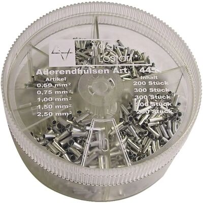 Vogt Verbindungstechnik Sortiment - 500 Nicht-isolierte Metall-Kabelschuhe Vogt Verbindungstechnik Sortiment - 500 Nicht-isolierte Metall-Kabelschuhe