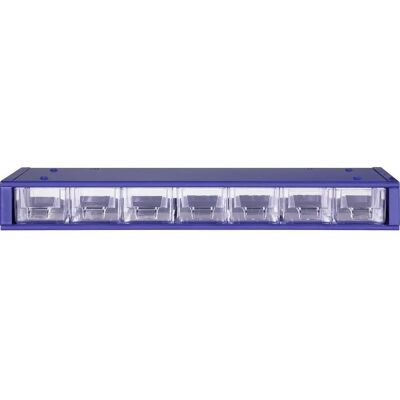 Cassetto porta minuteria Mars Svratka - 7 scomparti, divisione fissa, metallo e plastica Cassetto porta minuteria Mars Svratka - 7 scomparti, divisione fissa, metallo e plastica