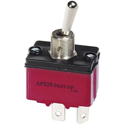 APEM 3647NF/2 Schakelaar - DPDT 250V 6A APEM 3647NF/2 Schakelaar - DPDT 250V 6A