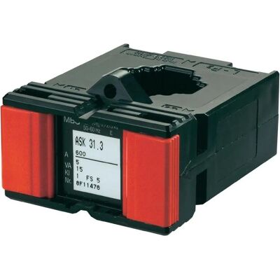 Transformator för ström MBS ASK31.3 600/5A - Primär 600A, Sekundär 5A, 26mm Transformator för ström MBS ASK31.3 600/5A - Primär 600A, Sekundär 5A, 26mm