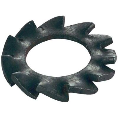 TOOLCRAFT A2,7 D6798 - Rondelle - Acier ressort, 2.7mm, 9 dents TOOLCRAFT A2,7 D6798 - Rondelle - Acier ressort, 2.7mm, 9 dents