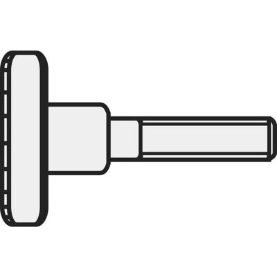 Toolcraft M516 Tommestyringer - Galvaniseret Stål - DIN 464 - M5 x 16mm Toolcraft M516 Tommestyringer - Galvaniseret Stål - DIN 464 - M5 x 16mm