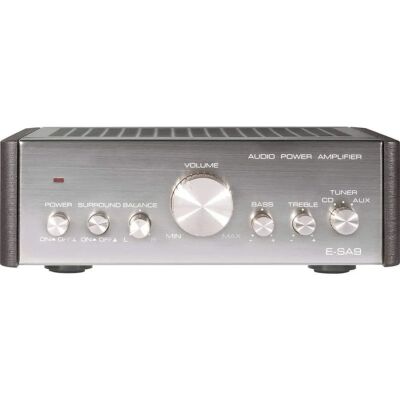 Amplificateur Stéréo Renkforce E-SA9 - 2x12W, Côtés en bois, Entrées CD/Tuner/Tape Amplificateur Stéréo Renkforce E-SA9 - 2x12W, Côtés en bois, Entrées CD/Tuner/Tape