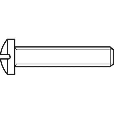 TOOLCRAFT M3 25mm Bågformade stålskruvar - Fästen TOOLCRAFT M3 25mm Bågformade stålskruvar - Fästen