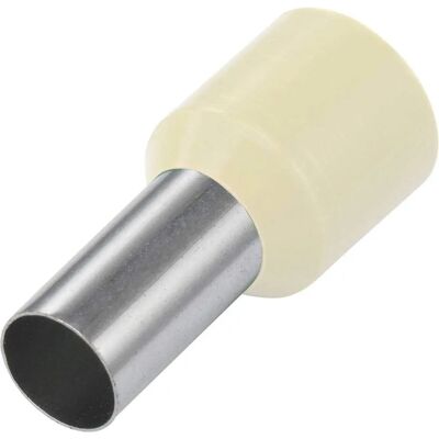Vogt Verbindung 460812 Ferrule - 10mm², Teilweise Isoliert, Elfenbein - 100 St Vogt Verbindung 460812 Ferrule - 10mm², Teilweise Isoliert, Elfenbein - 100 St