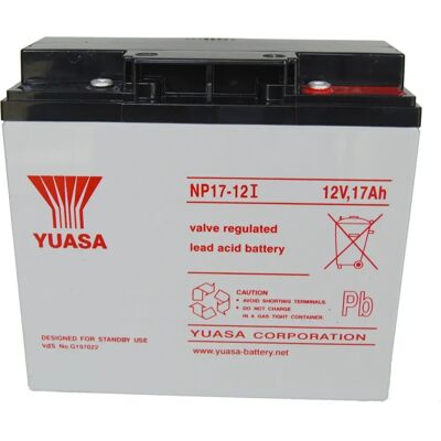 Batteri Yuasa NP17-12 - 12V 17Ah AGM VRLA Batteri Yuasa NP17-12 - 12V 17Ah AGM VRLA