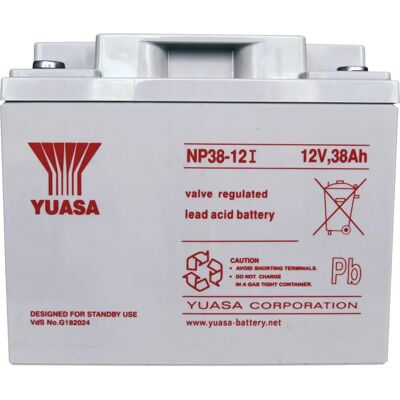 Yuasa NP38-12 12V 38Ah Blei-Säure Batterie - VdS Yuasa NP38-12 12V 38Ah Blei-Säure Batterie - VdS