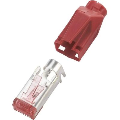 Hirose Electronic HR31RT10 Röd RJ45 Nätverkskontakt Hirose Electronic HR31RT10 Röd RJ45 Nätverkskontakt