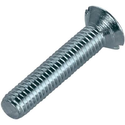TOOLCRAFT M4 16mm Zinkade Skruvar - DIN 963 TOOLCRAFT M4 16mm Zinkade Skruvar - DIN 963