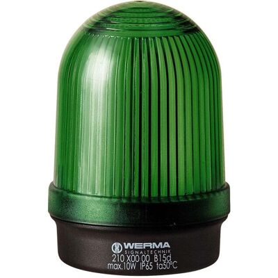 Werma 210.200.00 alarm light indicator - Green - 12-230V Werma 210.200.00 alarm light indicator - Green - 12-230V