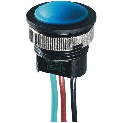 APEM IAR3F1100 Blue IP67 Push Button Switch - Push Button Switch APEM IAR3F1100 Blue IP67 Push Button Switch - Push Button Switch