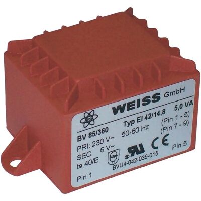 Weiss 85/362 PCB Monterings transformer - Transformer Weiss 85/362 PCB Monterings transformer - Transformer