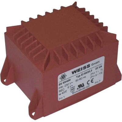 Weiss Elektrotechnik 85/405 PCB Montagetrafo - 25 VA Weiss Elektrotechnik 85/405 PCB Montagetrafo - 25 VA