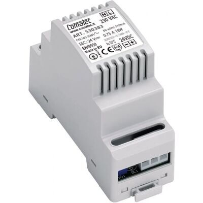 Comatec TBD2 Model - Voeding 24W - DIN-rail 24VDC 1A Comatec TBD2 Model - Voeding 24W - DIN-rail 24VDC 1A