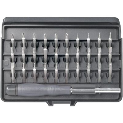 Toolcraft 820935 Mikro Bit Set - 31 Teile, Ergonomisch, Stoßfeste Aufbewahrung Toolcraft 820935 Mikro Bit Set - 31 Teile, Ergonomisch, Stoßfeste Aufbewahrung