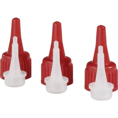 Toolcraft Red Screw Cap/Needle Set - Set for Bottles 10-50g - Toolcraft VKDSET Toolcraft Red Screw Cap/Needle Set - Set for Bottles 10-50g - Toolcraft VKDSET