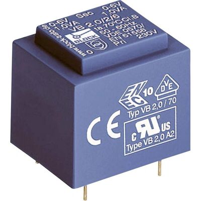 PCB Transformator VB 1,0/1/9 - 9V AC - 1 VA PCB Transformator VB 1,0/1/9 - 9V AC - 1 VA
