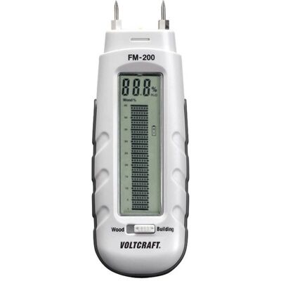 VOLTCRAFT FM-200 Moisture Meter - Measures moisture in wood and construction materials VOLTCRAFT FM-200 Moisture Meter - Measures moisture in wood and construction materials