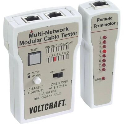 Testeur de câbles Voltcraft CT-2 - Appareil de test de câbles - Publicité Testeur de câbles Voltcraft CT-2 - Appareil de test de câbles - Publicité