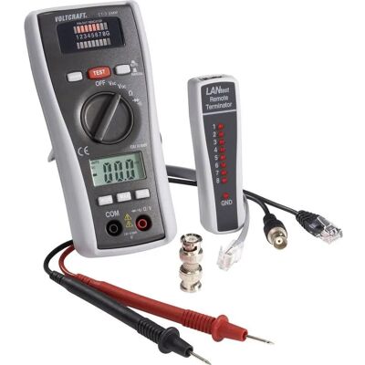 Voltcraft CT-3 Kabeltester - Netværk & Koaksialkabel Voltcraft CT-3 Kabeltester - Netværk & Koaksialkabel