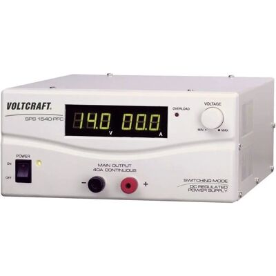 Voltcraft SPS 1540 PFC - Alimentation de laboratoire ajustable 3-15V/4-40A - Publicité Voltcraft SPS 1540 PFC - Alimentation de laboratoire ajustable 3-15V/4-40A - Publicité