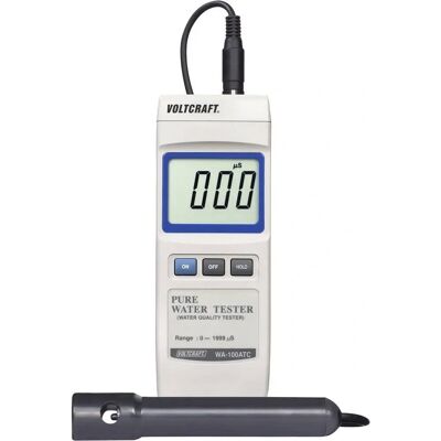 VOLTCRAFT WA-100 ATC Mätare för konduktivitet - Automatisk temperaturkompensation VOLTCRAFT WA-100 ATC Mätare för konduktivitet - Automatisk temperaturkompensation