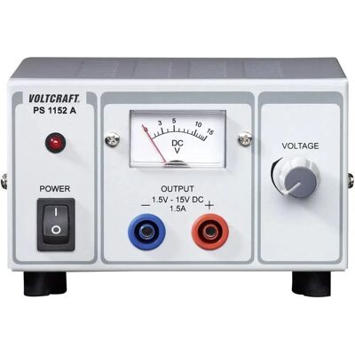 VOLTCRAFT PS-1152A Alimentatore da laboratorio regolabile 22.5W VOLTCRAFT PS-1152A Alimentatore da laboratorio regolabile 22.5W