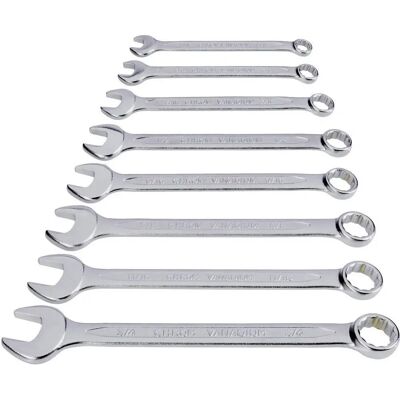 Toolcraft 815082 Ring/Fork Spanner Set - 8 Pieces Toolcraft 815082 Ring/Fork Spanner Set - 8 Pieces