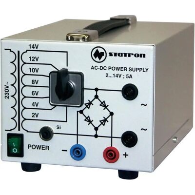 STATRON 5359.3 Alimentatore da laboratorio regolabile - 2-14V/AC 5A - 75W STATRON 5359.3 Alimentatore da laboratorio regolabile - 2-14V/AC 5A - 75W