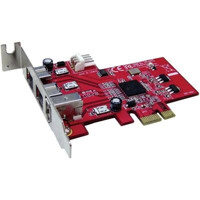 Carte PCIe FireWire Renkforce - 3 Ports - 800/400 Mbps - Publicité Carte PCIe FireWire Renkforce - 3 Ports - 800/400 Mbps - Publicité