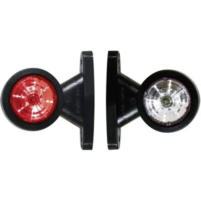 FRISTOM Modello - Luce di Marcatura Posteriore a LED - Rosso, Bianco - 12V/24V FRISTOM Modello - Luce di Marcatura Posteriore a LED - Rosso, Bianco - 12V/24V
