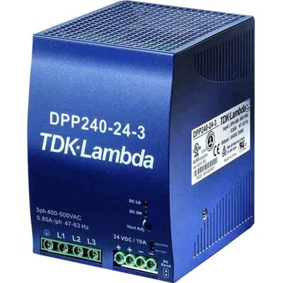 TDK Lambda DPP240-24-3 Voeding - 24V 10A DIN-rail TDK Lambda DPP240-24-3 Voeding - 24V 10A DIN-rail