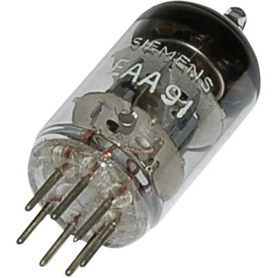 Siemens EAA/EB 91 = 6 AL 5 Vakuumröhre - Doppel-Diode, 420V, 9mA Siemens EAA/EB 91 = 6 AL 5 Vakuumröhre - Doppel-Diode, 420V, 9mA