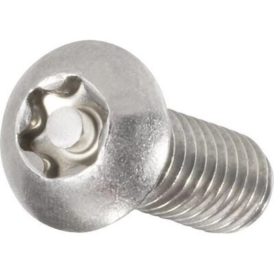 Vis de sécurité Toolcraft M6 en acier inoxydable - 12mm - Lot de 10 - Publicité Vis de sécurité Toolcraft M6 en acier inoxydable - 12mm - Lot de 10 - Publicité