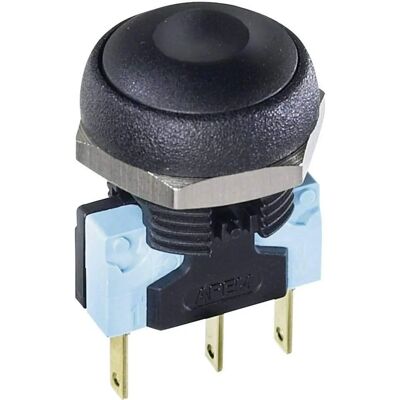 APEM IRR3S422 Schwarzer 48V DC Runder Druckknopfschalter - Druckknopfschalter APEM IRR3S422 Schwarzer 48V DC Runder Druckknopfschalter - Druckknopfschalter