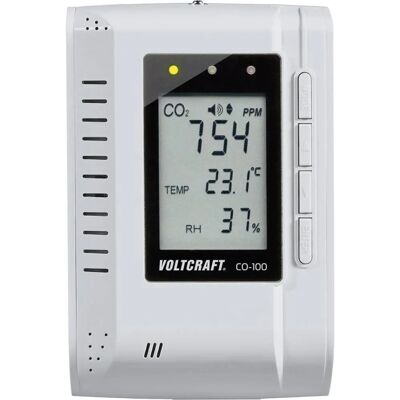 VOLTCRAFT CO-100 CO2-övervakare - Data Logger - Väggmontering VOLTCRAFT CO-100 CO2-övervakare - Data Logger - Väggmontering