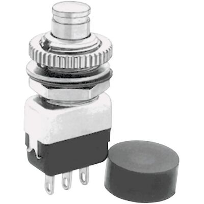 APEM 104350003 Silber SPDT Drucktaster - Druckschalter APEM 104350003 Silber SPDT Drucktaster - Druckschalter