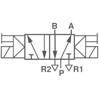 Norgren V50A511A-A213A 5/2 Magneetventiel - Pneumatisch ventiel Norgren V50A511A-A213A 5/2 Magneetventiel - Pneumatisch ventiel