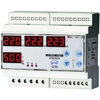 ENTES EPM-04C-DIN Digital Panel Meter - 3-Phase AC Multimeter ENTES EPM-04C-DIN Digital Panel Meter - 3-Phase AC Multimeter