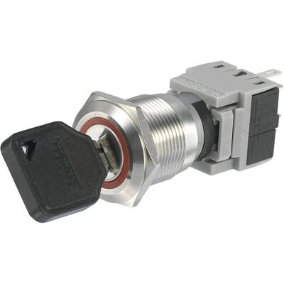 TRU COMPONENTS LAS1-BGQ-11Y/21 Interrupteur à clé en acier inox - Industriel - Publicité TRU COMPONENTS LAS1-BGQ-11Y/21 Interrupteur à clé en acier inox - Industriel - Publicité