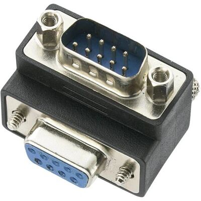 Adattatore cavo VGA Renkforce RF-2959362 - Serie, Angolo di 90°, Nero Adattatore cavo VGA Renkforce RF-2959362 - Serie, Angolo di 90°, Nero