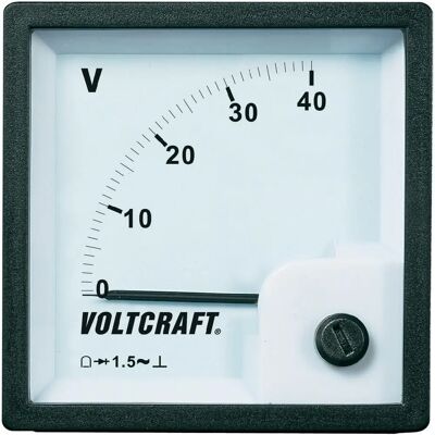 Voltcraft AM-72x72/40V Analoges Panelmeter - Messgerät Voltcraft AM-72x72/40V Analoges Panelmeter - Messgerät