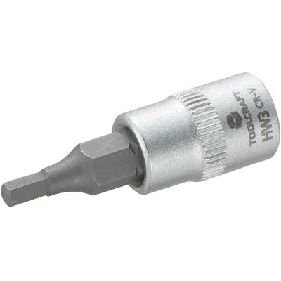 Toolcraft 816068 Steckschlüssel-Set - 3mm Innensechskant, 1/4" Antrieb Toolcraft 816068 Steckschlüssel-Set - 3mm Innensechskant, 1/4" Antrieb