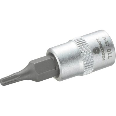 Set di bussole TOOLCRAFT 816080 - T10, cromo-vanadio, 37mm Set di bussole TOOLCRAFT 816080 - T10, cromo-vanadio, 37mm